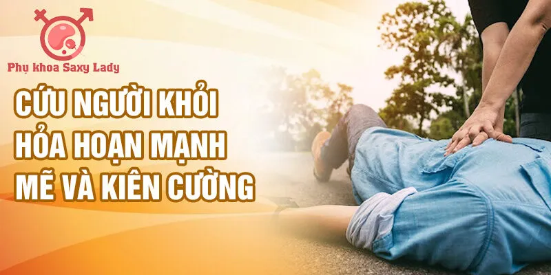 Cứu người khỏi hỏa hoạn mạnh mẽ và kiên cường